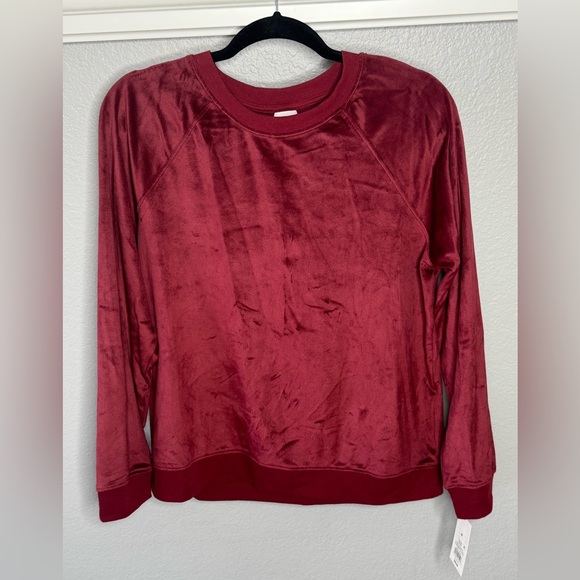 Stars Above Velvet Maroon Sweatshirt - Picture 2 of 5